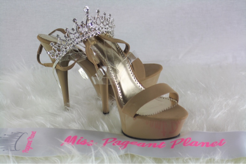 Pageant evening gown on sale shoes